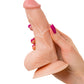 RealStick Nude Rolo, PVC, et, 17 cm gerçekçi yapay penis