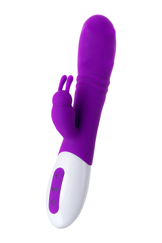 JOS TATY  Klitoral Uyarıcı Vibratör, silikon, mor, 21,5 cm