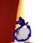 ToDo by Toyfa Froggy anal Zinciri, silikon, mavi, 27,4 cm, Ø 1,4 cm
