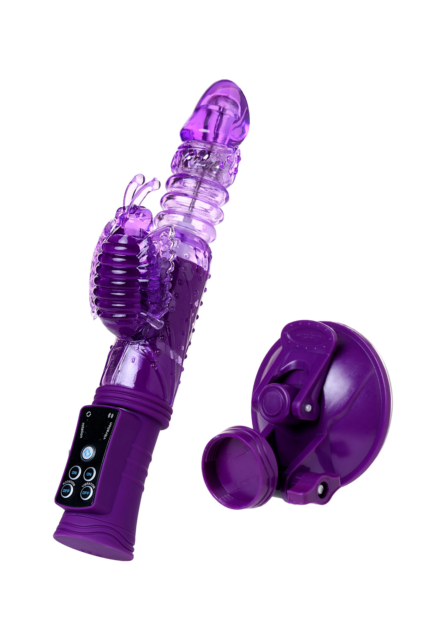 A-Toys by TOYFA High-Tech Klitoral Uyarıcı Vibratör, TPR, mor, 23 cm