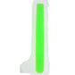 Beyond by Toyfa Dick Glow Gece Parlayan Dildo, Silikon, Şeffaf, 18 cm
