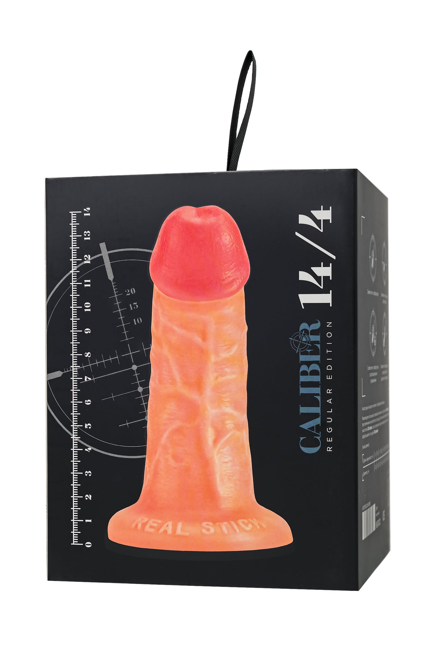 __Фаллоимитатор реалистичный, RealStick CALIBER, 14 см, Ø4