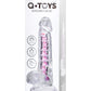 A-Toys by TOYFA  Paret Jel Dildo, TPE, Şeffaf, 18 cm