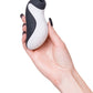 Satisfyer Orca Vakum dalgası temassız klitoral uyarıcı, silikon, siyah, 11,5 cm
