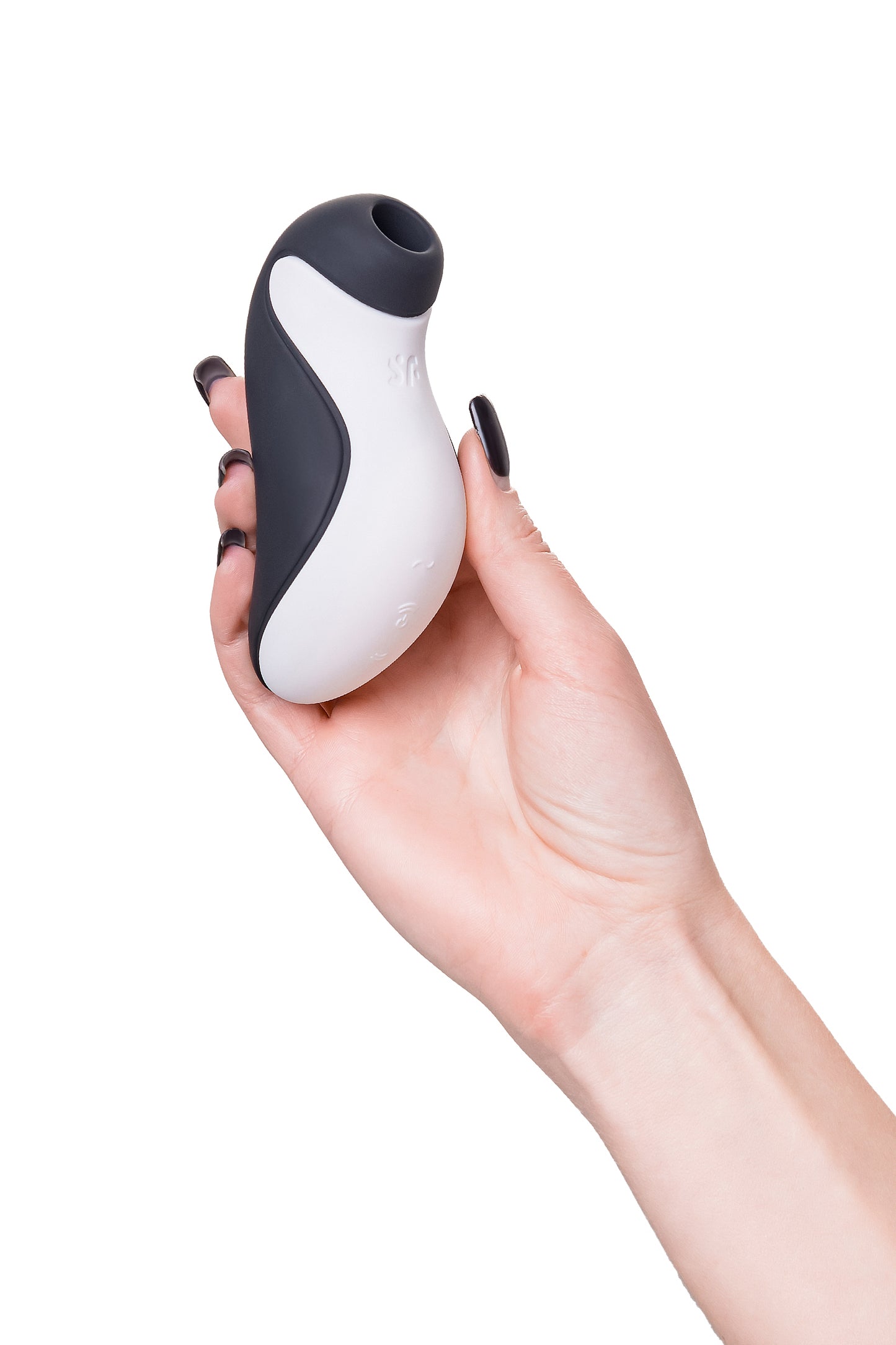 Satisfyer Orca Vakum dalgası temassız klitoral uyarıcı, silikon, siyah, 11,5 cm