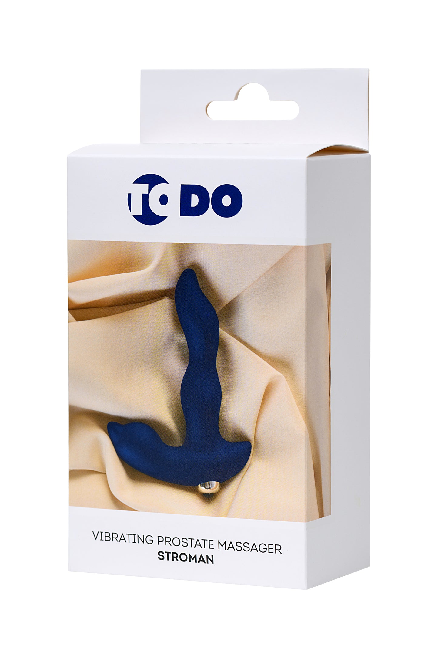 ToDo by Toyfa Stroman prostat stimülatörü, silikon, mavi, 14,5 cm