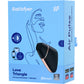 Satisfyer Love Triangle Vakum Dalgası Klitoral Stimülatör, Silikon, Siyah, 8,8 cm