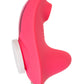 JOS Klitorisin vakum dalgası uyarımı ile titreşimli külot parçası Xiari, silikon, pembe, 9 cm