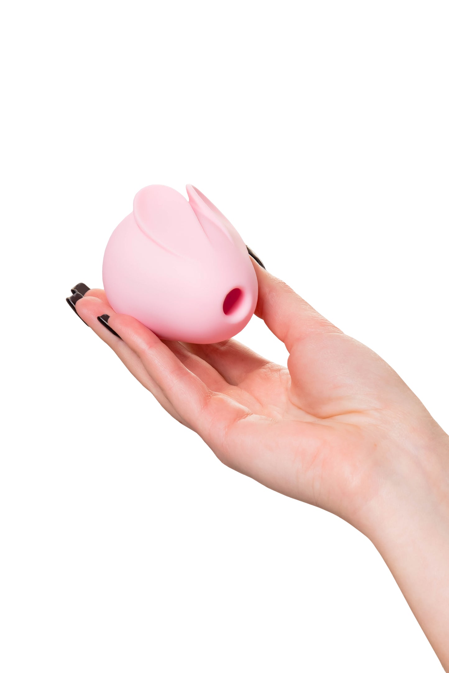 Qli by Flovetta Bun'dan vakum dalgası klitoral uyarıcı, silikon, pembe, 6,5 cm