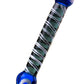 Sexus Glass Çift Taraflı Cam Dildo, mavi, 21 cm