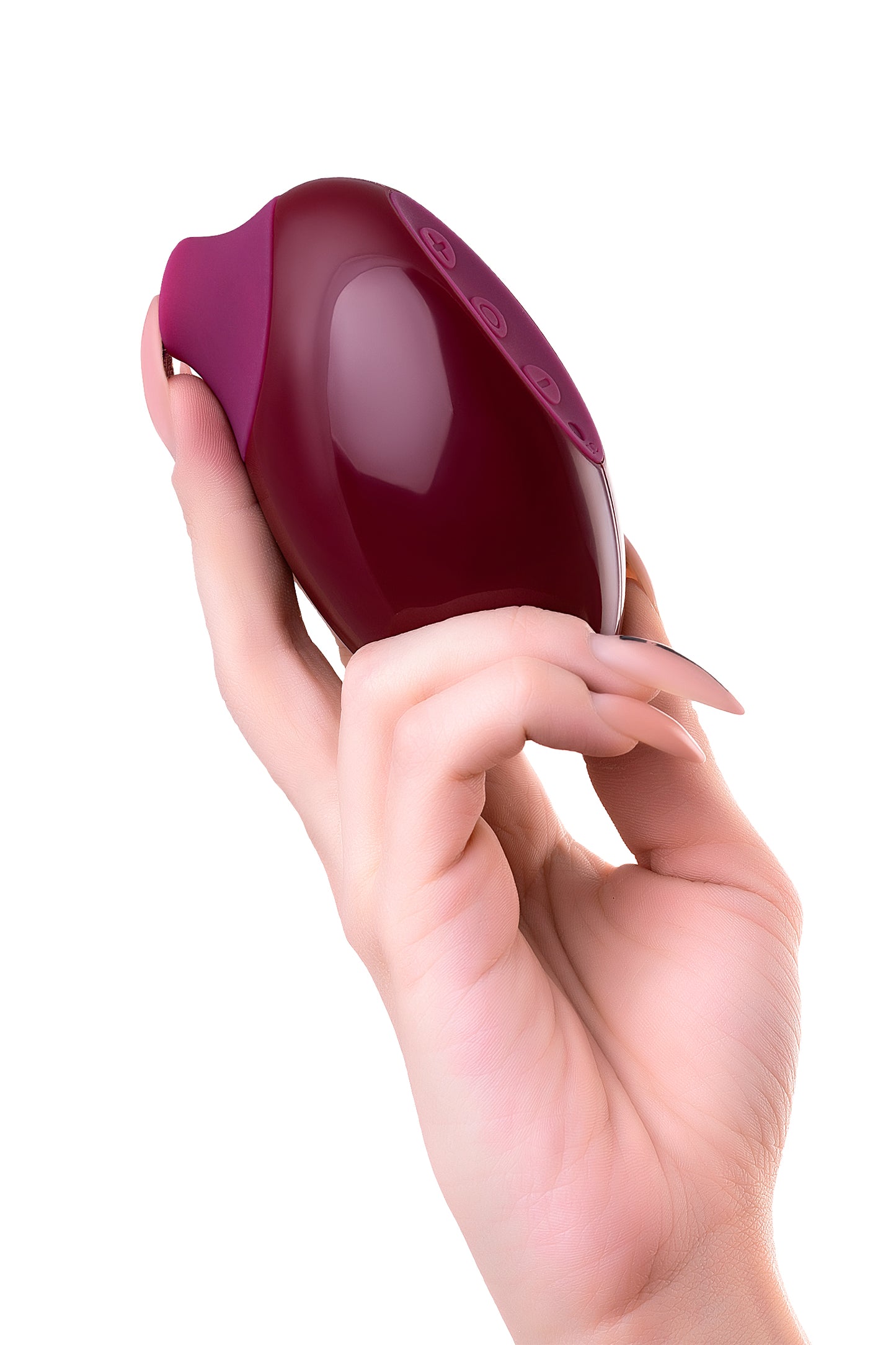 A-Toys by TOYFA Myrty Vakum Mastürbatör, Bordo, 9,8 cm
