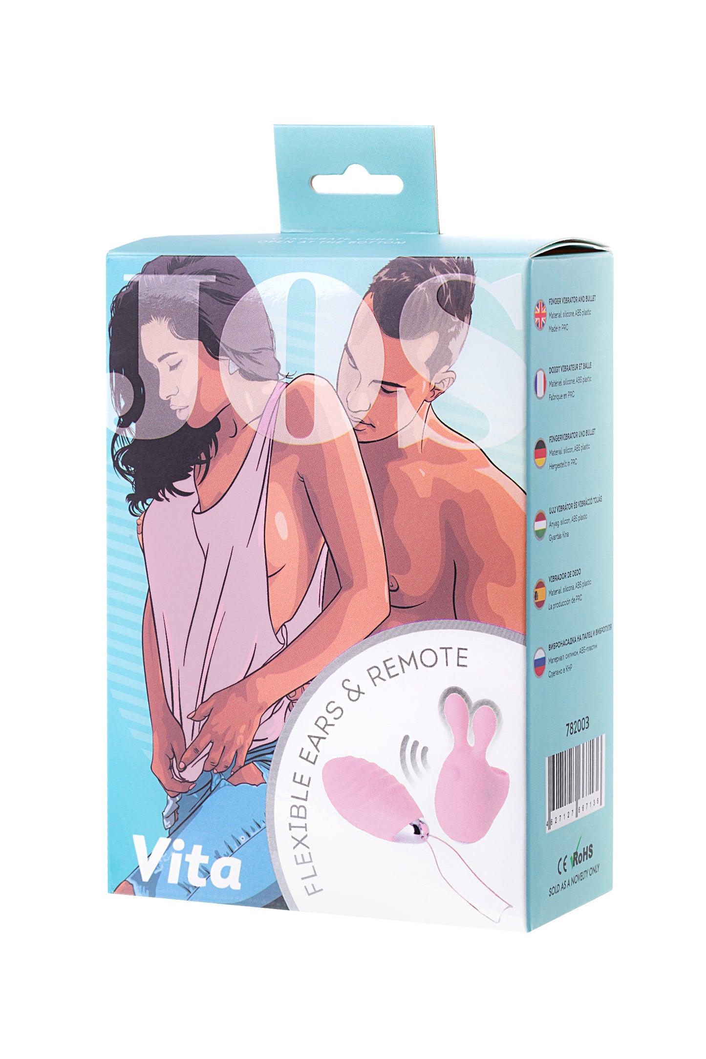 JOS VİTA Vajinel Plug Seti , silikon, pembe, 8,5 ve 8 cm