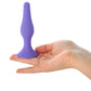 A-Toys by TOYFA  Anal Plug, silikon, mor, 12,5 cm