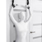 Anonymo BDSM Kapı esaret kelepçe, Polyester, Gümüş, 23 cm