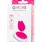 A-Toys by TOYFA Eggo Uzaktan Kumandalı  Vibratörü, silikon, Pembe, 6 cm
