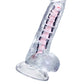 A-Toys by TOYFA  Paret Jel Dildo, TPE, Şeffaf, 18 cm
