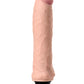 A-Toys by TOYFA Mang Realistik Vibratör, TPE, Ten, 20 cm
