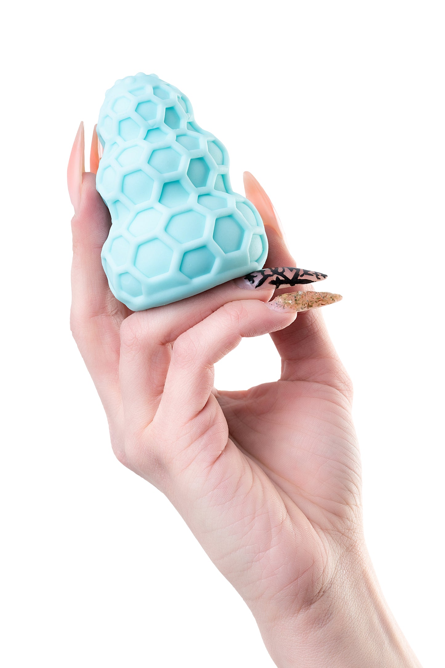 A-Toys by TOYFA Masturbator Flaff, TPE, turkuaz, 8cm, Ø 2,9 cm