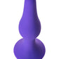 A-Toys by TOYFA  Anal Plug, silikon, mor, 12,5 cm