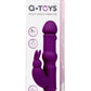 A-Toys by TOYFA  Vibratör, silikon, mor, 18 cm