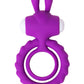 JOS GOOD BUNNY Penis Halkası, silikon, mor, 9 cm