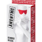 Anonymo BDSM Maske, PU deri, kırmızı, 65 cm