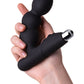 Erotist Fourth Anal Plug, silikon, siyah, 12,4 cm