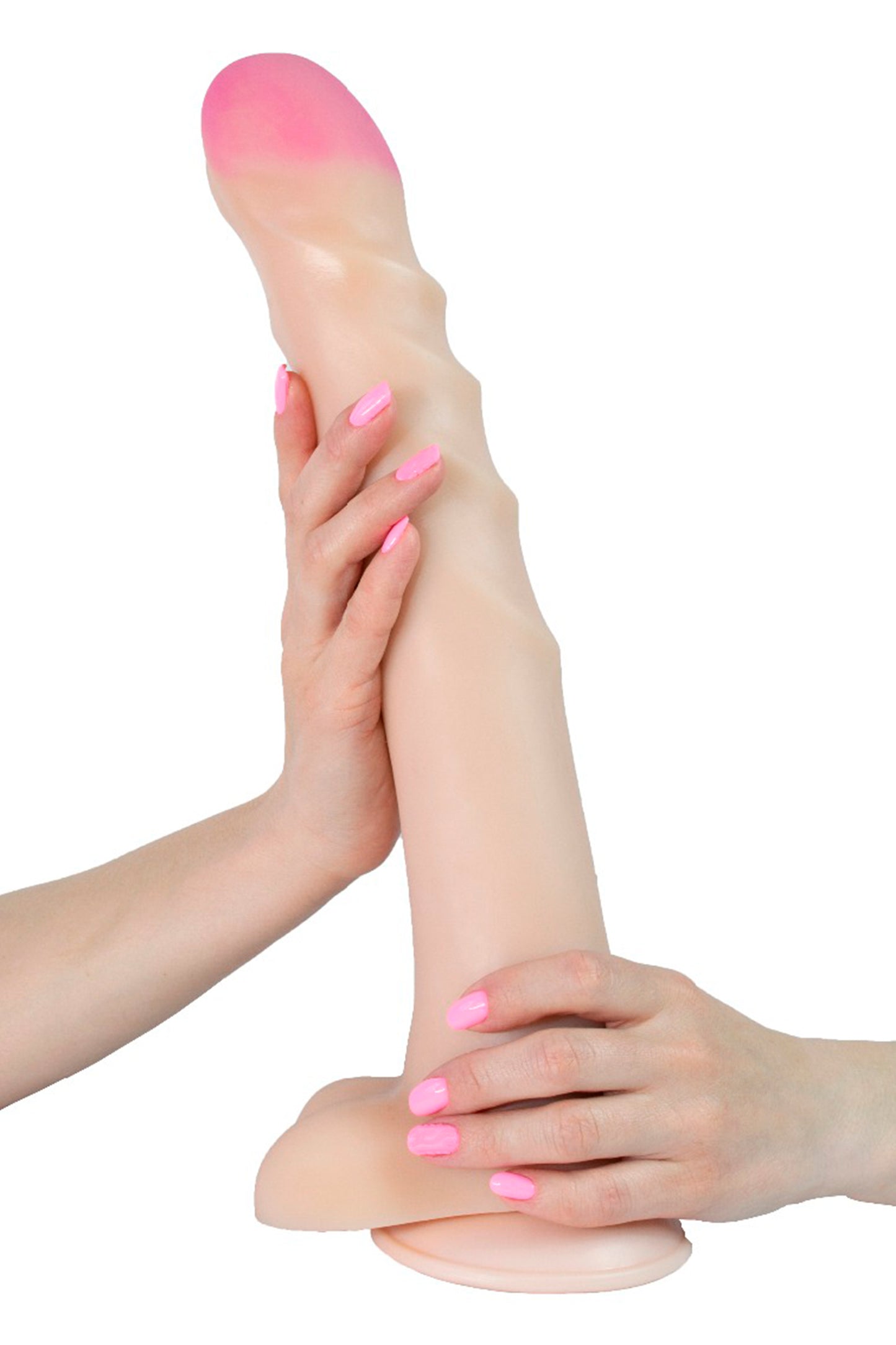 Lovetoy SUPERGIANT Realistik Dev Dildo, vantuzlu, çap 57 mm, toplam uzunluk 380 mm