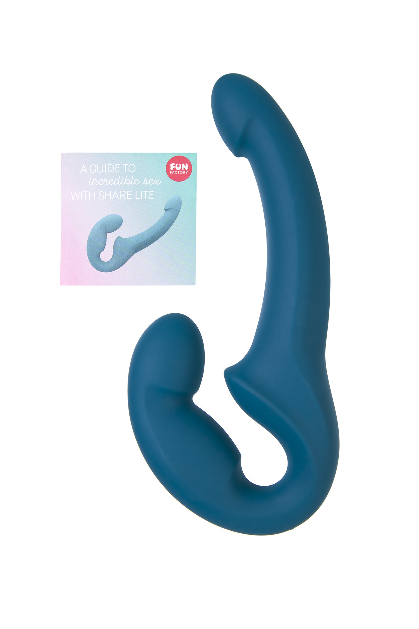 Fun Factory SHARE Strapon, silikon, mor, 23 cm