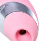 Flovetta by Toyfa DAHLİA Çok Fonksiyonlu Vakum Vibratör, Silikon, Pembe, 14 cm