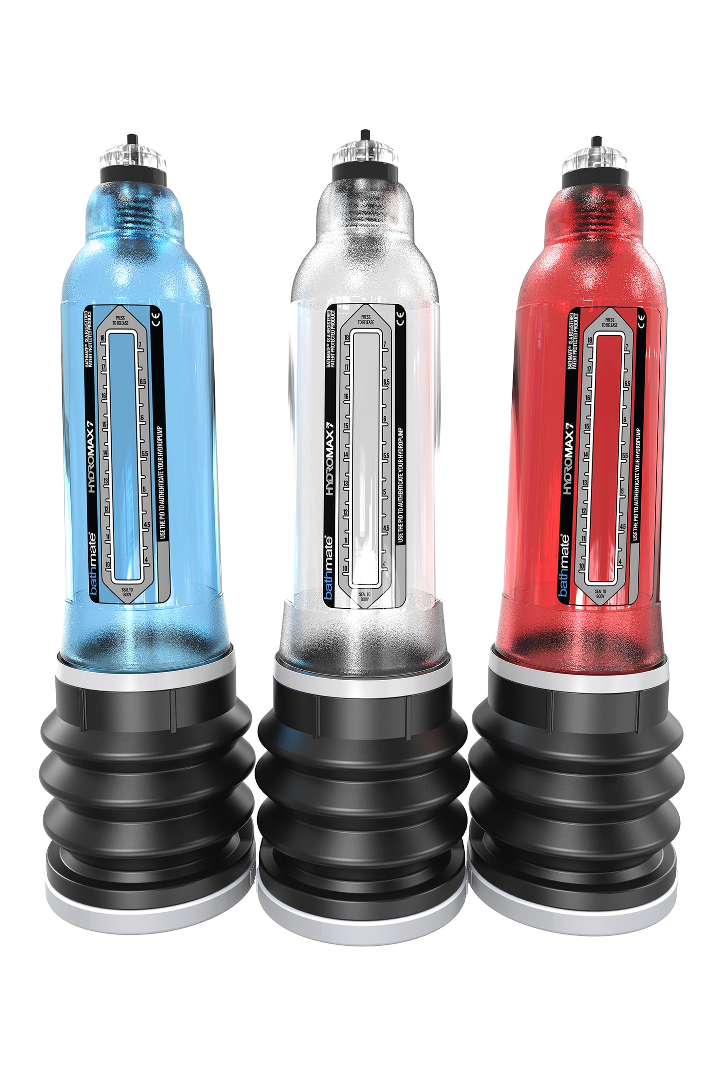 Bathmate HYDROMAX7 hidrolik pompa, ABS plastik, Cam göbeği, 30 cm (Hydromax X30 muadili)