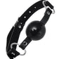 Anonymo BDSM Ağız Topu #0304, TPR, siyah, 64 cm