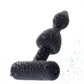 Erotist Anal Plug, siyah, silikon, 8,5 cm