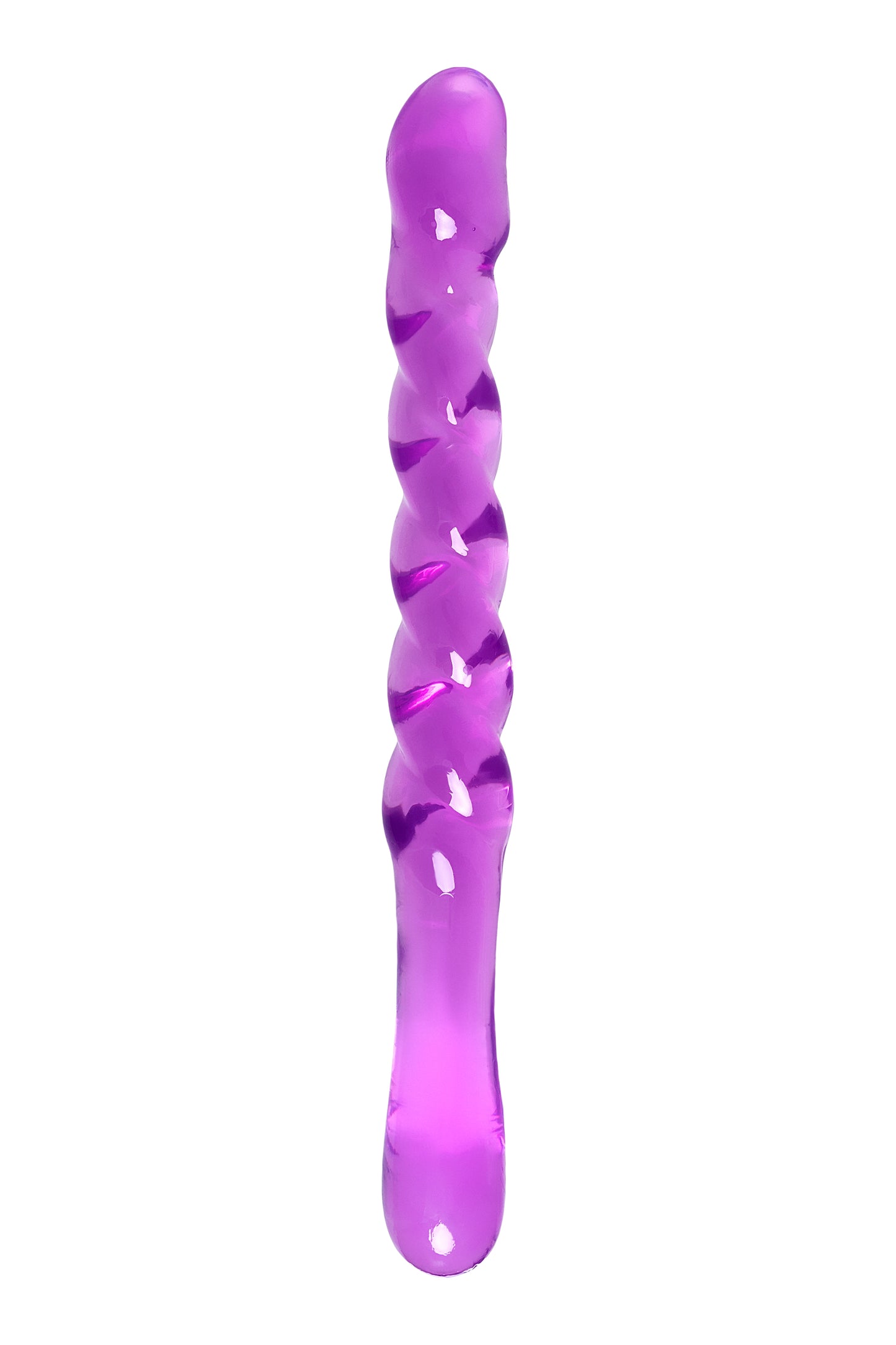 A-Toys by TOYFA Çift taraflı Jel Dildo  Tanza, TPE, mor, 27,5 cm