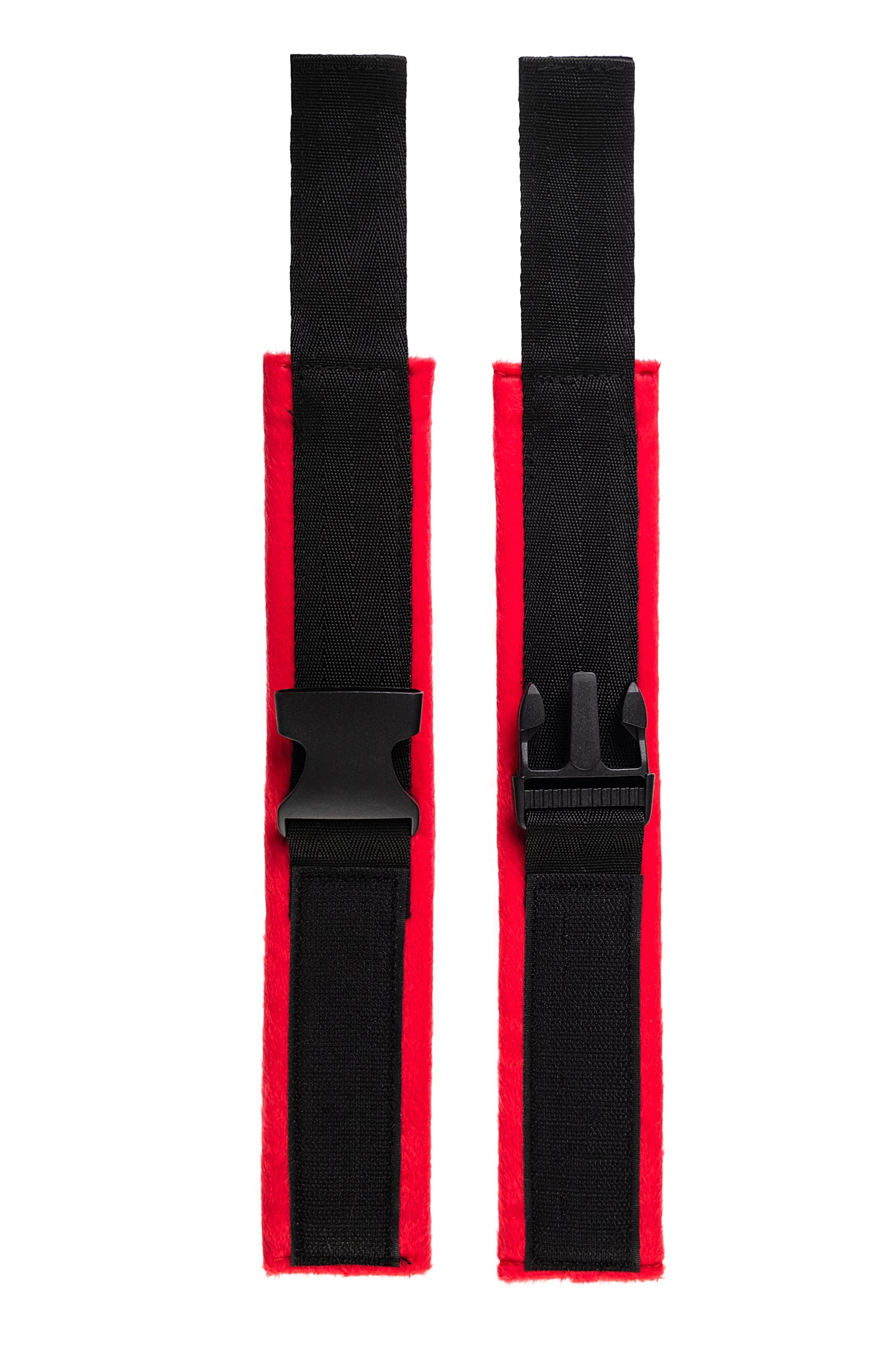 Anonymo BDSM Ayak Kelepçe #0156, kadife, kırmızı, 29 cm