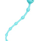 ToDo by Toyfa Froggy anal zinciri, silikon, mavi, 27,4 cm, Ø 1,4 cm