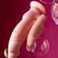Gerçekçi TOYFA A-Toys Twint yapay penis, silikon, çıplak, 19,5 cm
