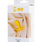 ToDo by Toyfa Blob Anal Plug, silikon, sarı, 5,5 cm, Ø 2,1 cm