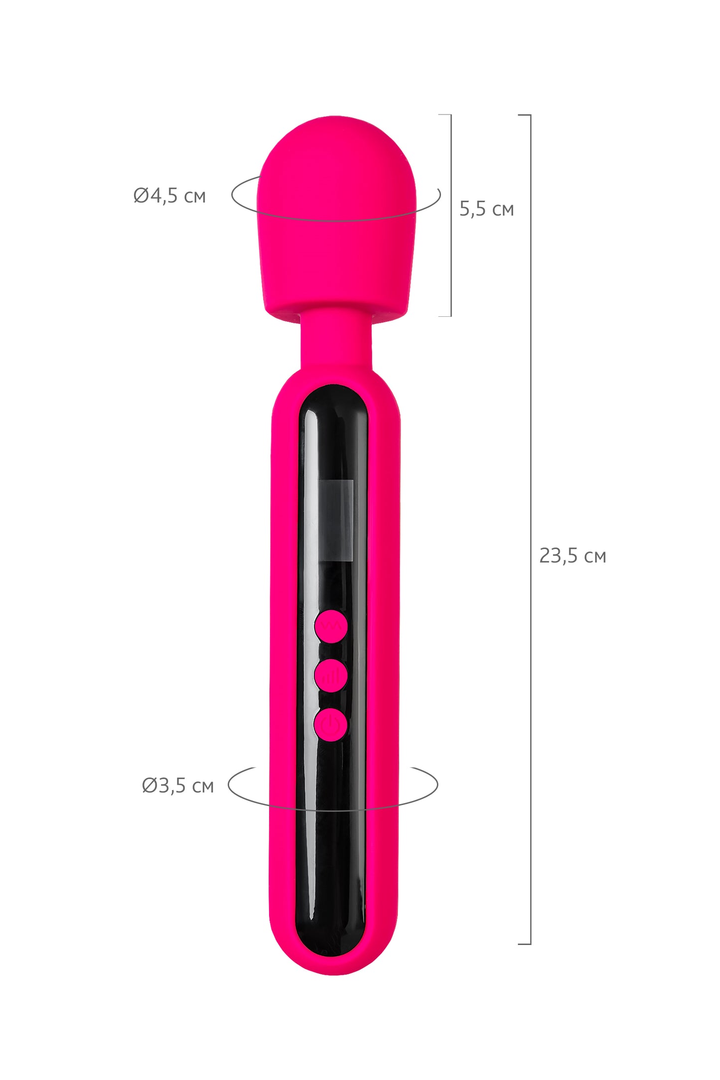 eroTeq Mashr Samimi masaj aleti, silikon, pembe, 23,5 cm