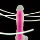 Beyond by Toyfa Peter Glow Gece Parlayan Dildo, Silikon, Şeffaf, 22 cm