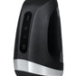 Satisfyer Men Heat Vibratiion Masturbator Gerçekçi Olmayan, Silikon, Siyah, 15 cm