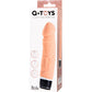 A-Toys by TOYFA Bolv Realistik Vibratör, Silikon, Ten, 19,3 cm