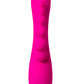 JOS SPANKY Üçlü Vibratör, silikon, pembe, 21 cm