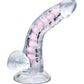 A-Toys by TOYFA  Paret Jel Dildo, TPE, Şeffaf, 18 cm