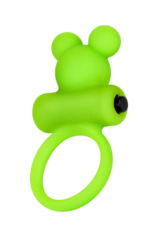 A-Toys by TOYFA Chio Titreşimli Penis Halkası , silikon, yeşil, 8,1 cm, Ø 3,1 cm