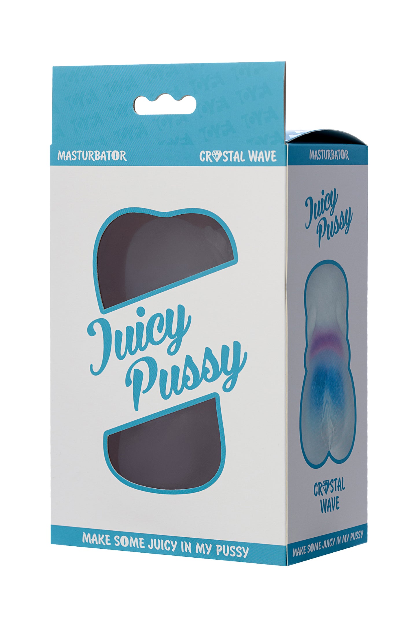 Juicy Pussy by TOYFA Masturbator Realistik Crystal Wave, TPE, 13,5 cm