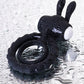 JOS BAD BUNNY Penis Halkası, silikon, siyah, 9 cm