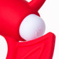 JOS SWEET DEVİL Penis Halkası, silikon, kırmızı, 8,5 cm