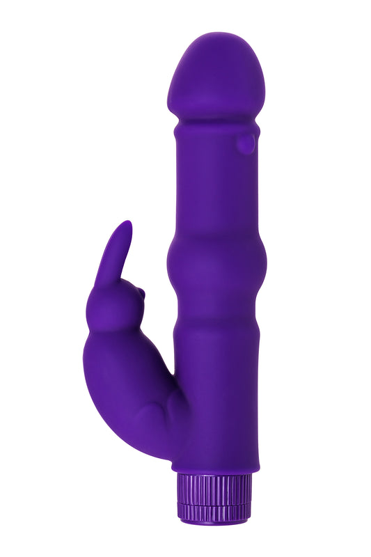 A-Toys by TOYFA  Vibratör, silikon, mor, 18 cm