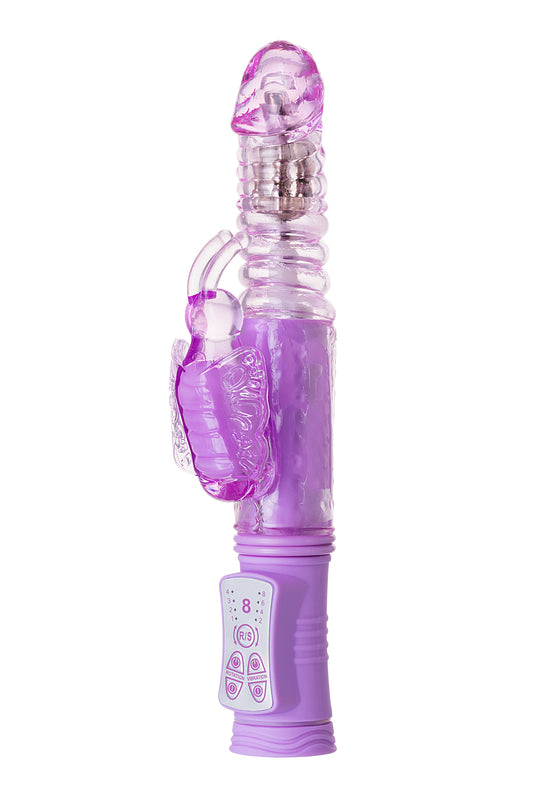 A-Toys by TOYFA Serk High-Tech  Klitoral Uyarıcı Vibratör, TPE, mor, 24,5 cm
